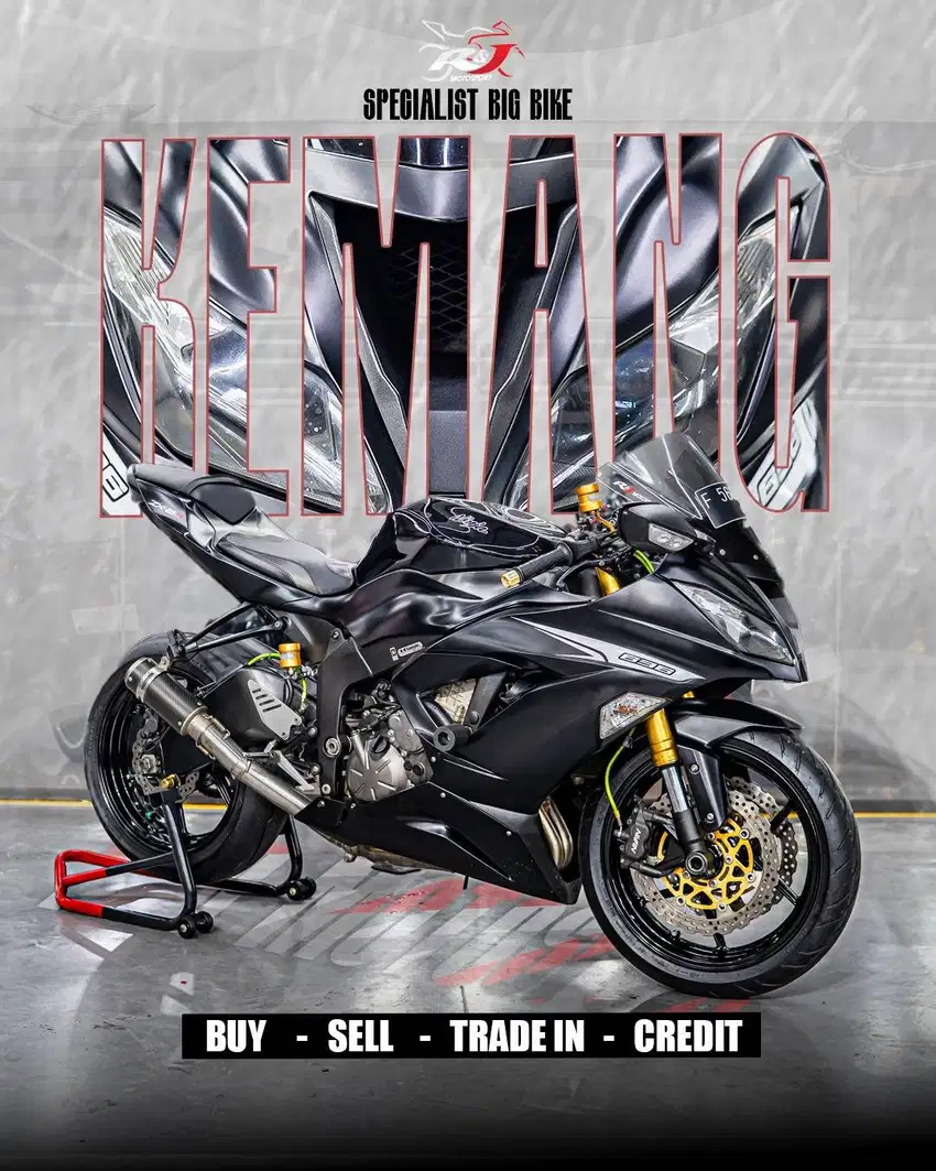 (BPKB & STNK) Kawasaki ZX636 Nik 2013 Custom Exhaust