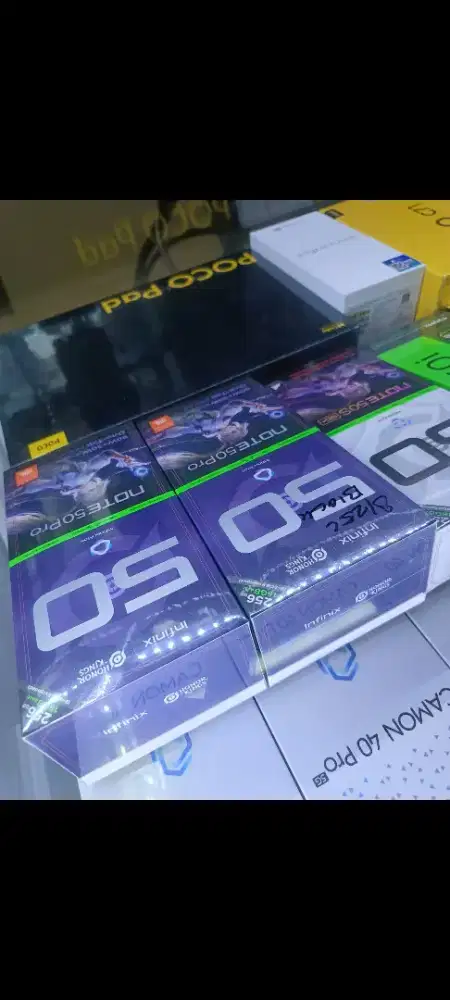 Infinix note 50 pro wireless charger garansi resmi