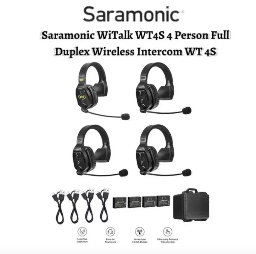 Saramonic witalk wt4s kondisi mulus