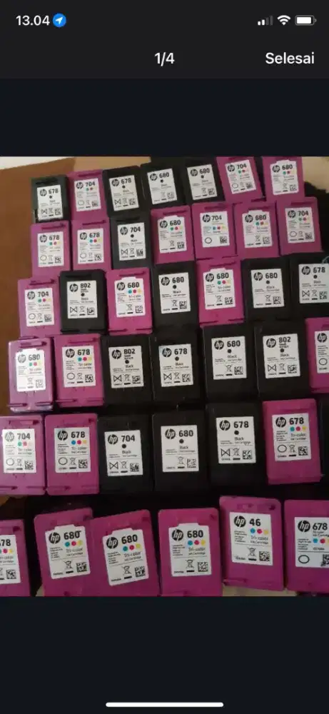 DIBELI TINTA BEKAS HP DAN CANON BLMELUM REFILL