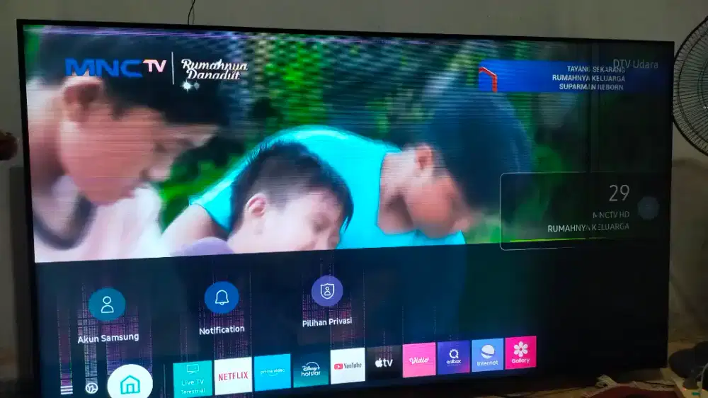 Jual tv LED Samsung ukuran 70 inci sudah smart tv dan digital tv
