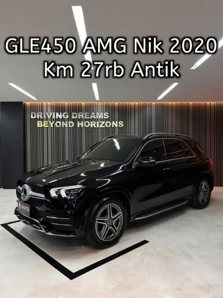 Mercedes Benz GLE 450 GLE450 AMG 2021 Hitam Mercy B2664SME Nik 2020