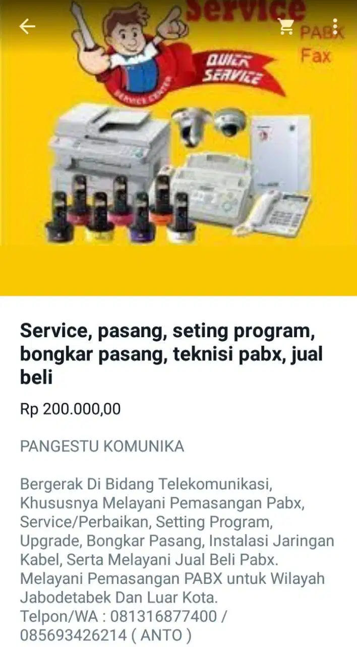 Service cctv kamera,pabx di serpong,bsd,alam sutera,taman tekno,cinere
