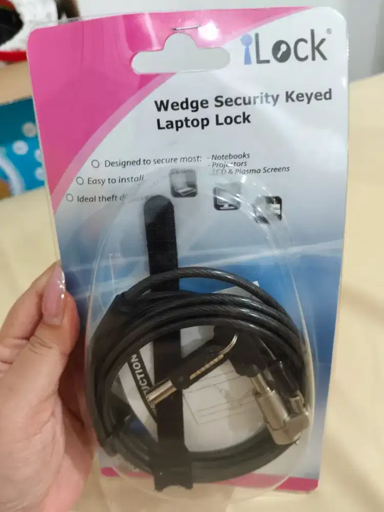 Murahhh I Lock wedget security keyed laptop lock