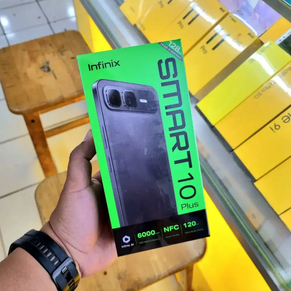 Infinix Smart 10 Plus 8/128 Gb New Baru Murah Garansi Resmi 1 Tahun