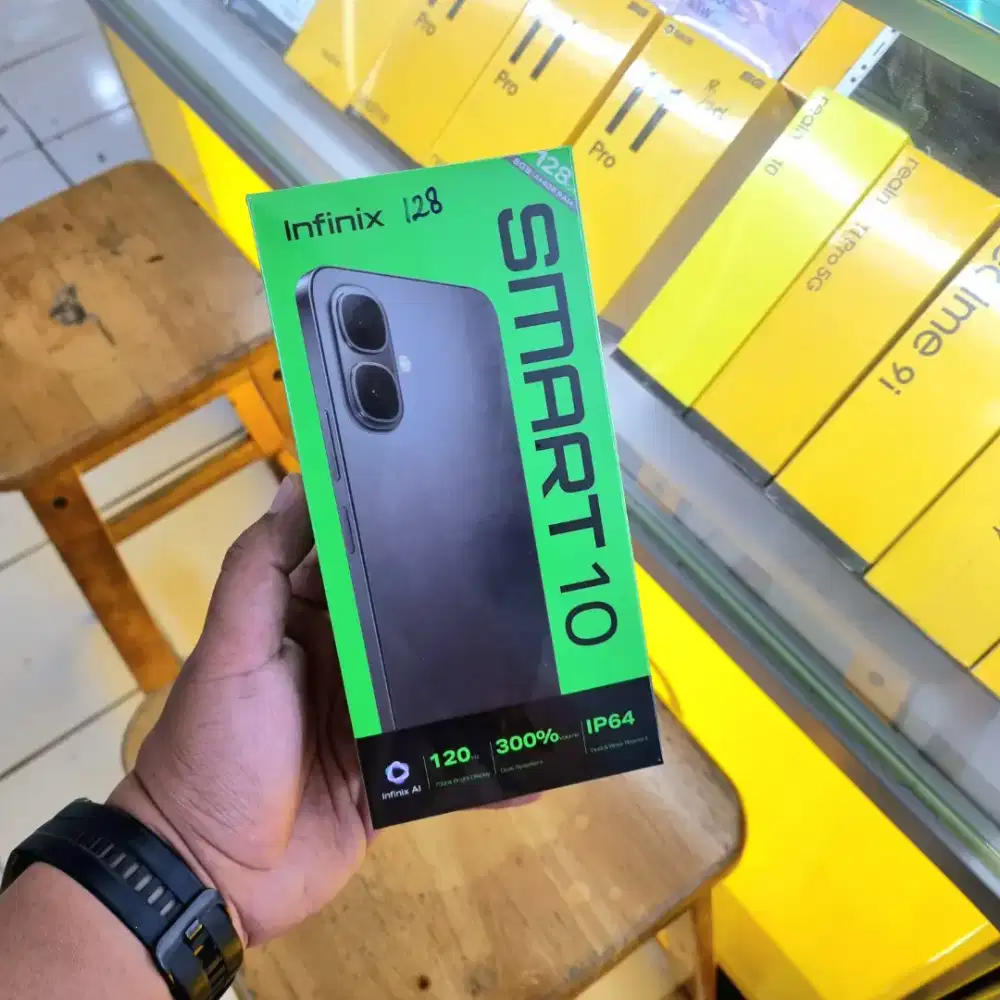 Infinix Smart 10 4/128 Gb New Baru Murah Garansi Resmi 1 Tahun