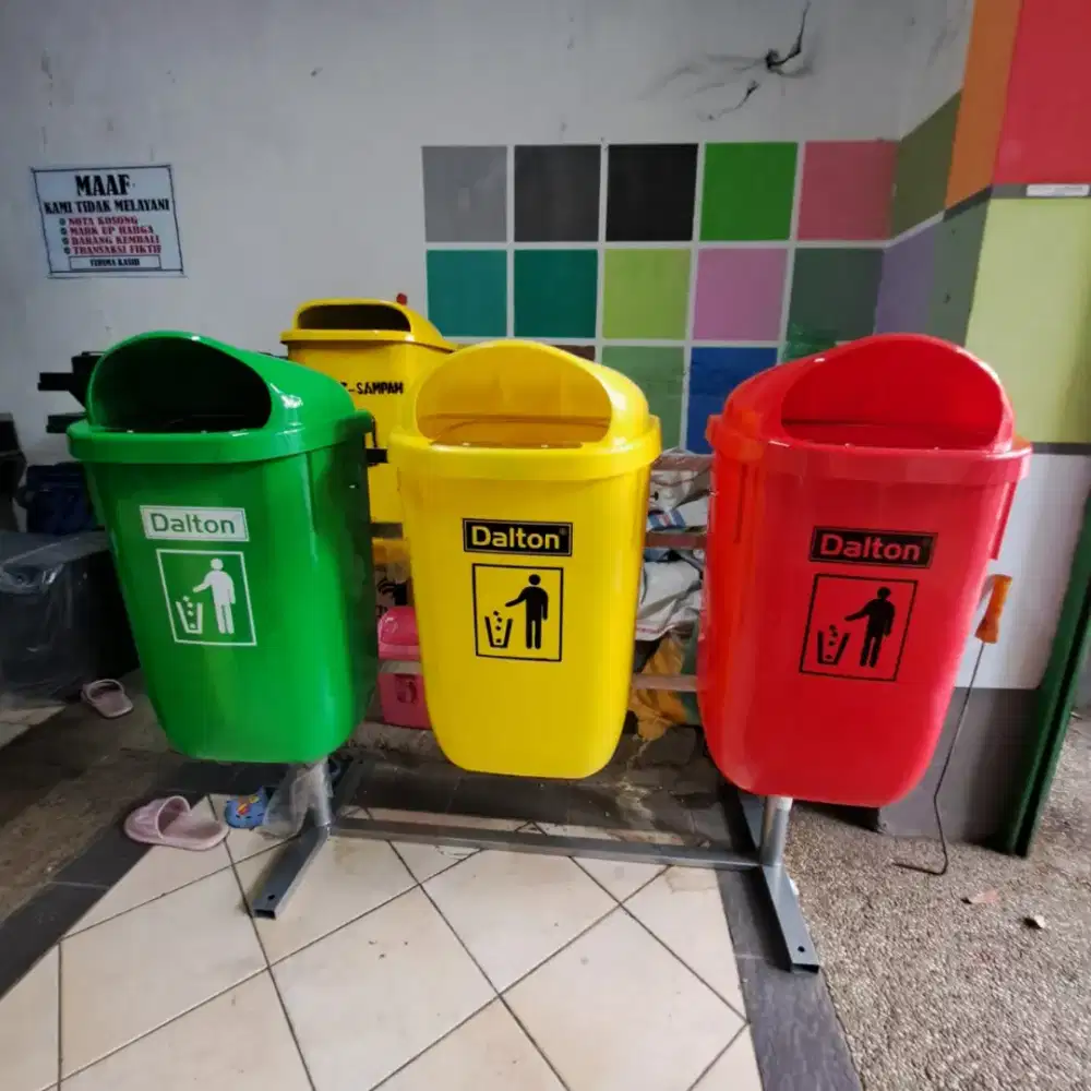 Tong sampah 3 pilah 50L