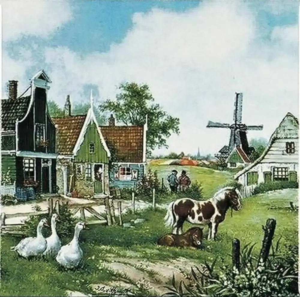 Keramik interior juga untuk lemari &  kursi jadul