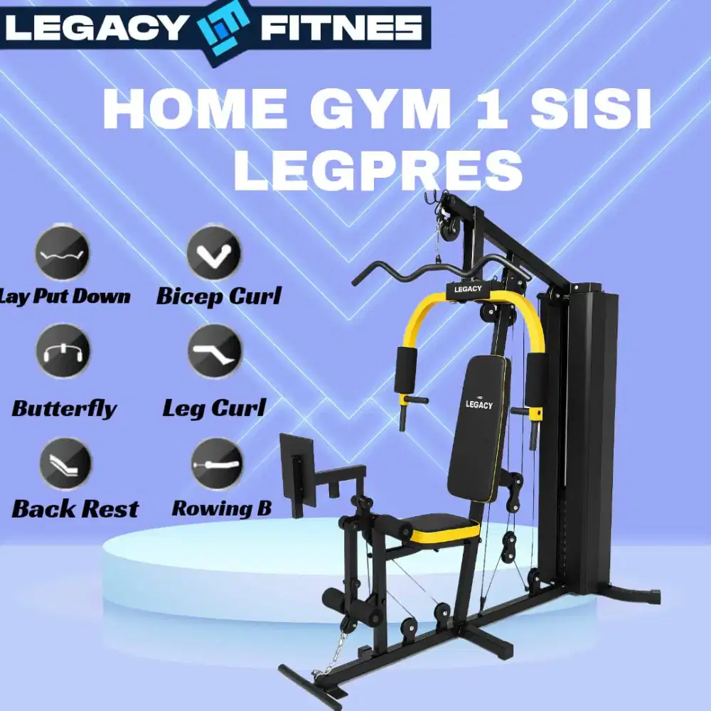 Home gym 1 sisi legacy LG legpress 75kg