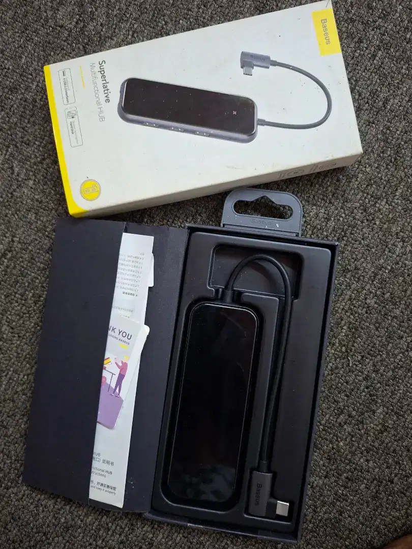 Baseus superlative USB Hub OTG type C ipad Samsung Galaxy tab redmipad