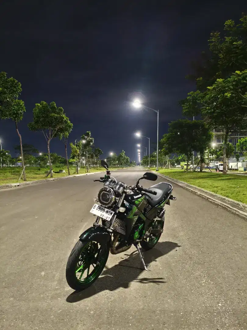 Kawasaki Ninja R Hijau 2007, convert model SS