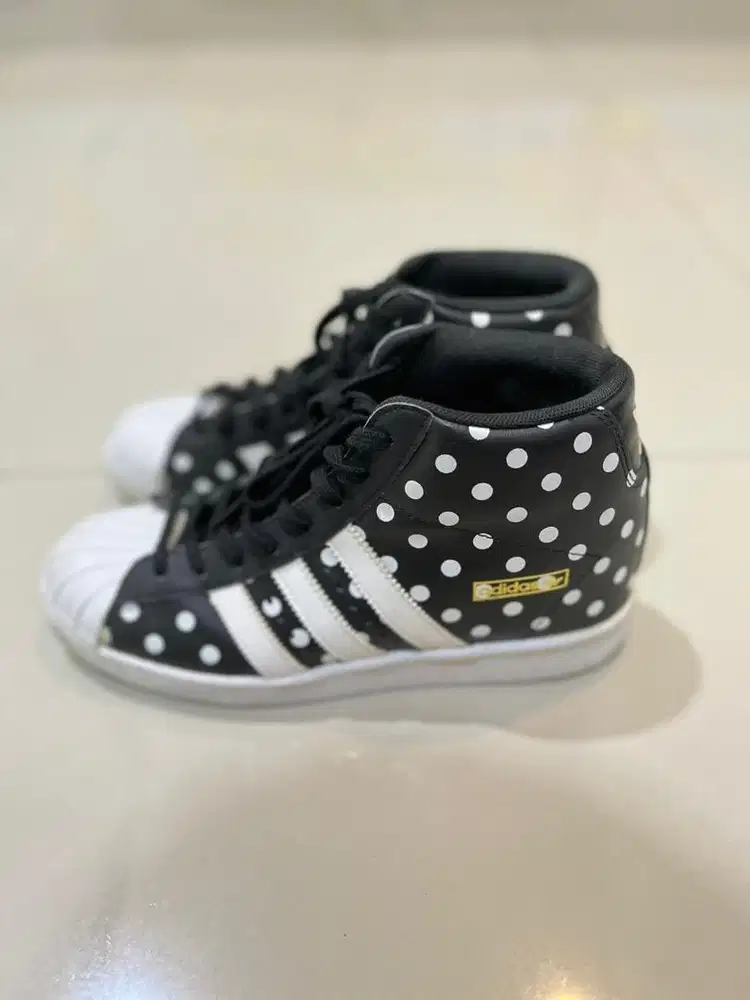 Sepatu Sneaker Adidas Originals Superstar UP W Polkadot Wedges Sneaker