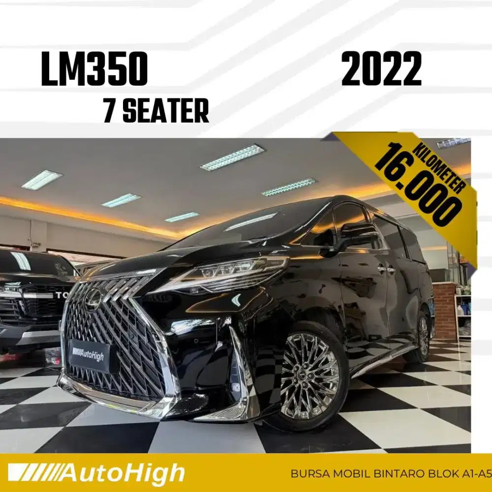 DP10% [Km16.000] LM350 7Seater 2022 Black / LM 350 Reg 2023 #AUTOHIGH