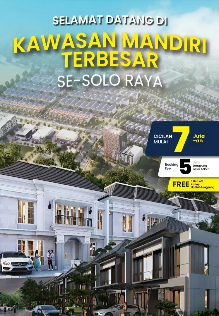 Dijual Rumah Exclusive Premium Solo Urbana City, Cluster Seine