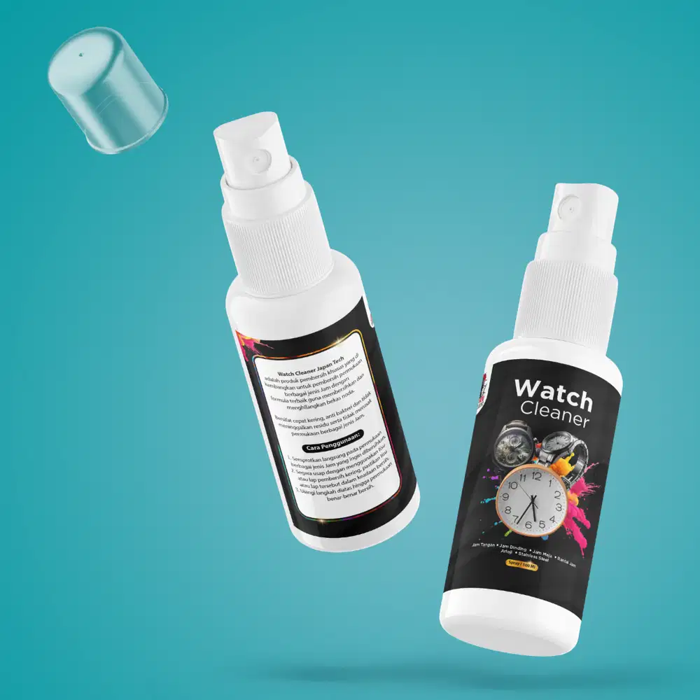 Watch cleaner japan tech pembersih jam tangan dinding meja kulit steel