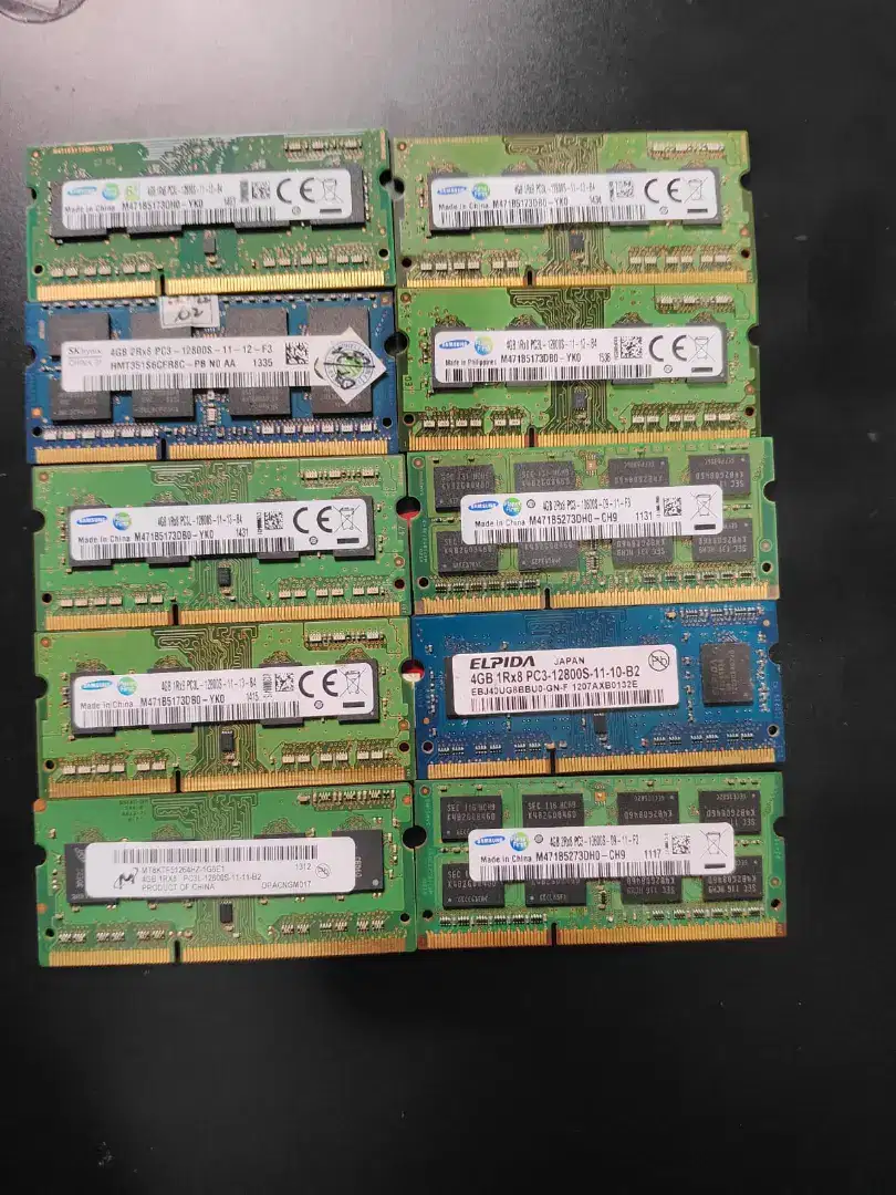 Jual Ram Laptop 4 GB DDR3L & DDR3, normal semua diborong aja ada 10pcs