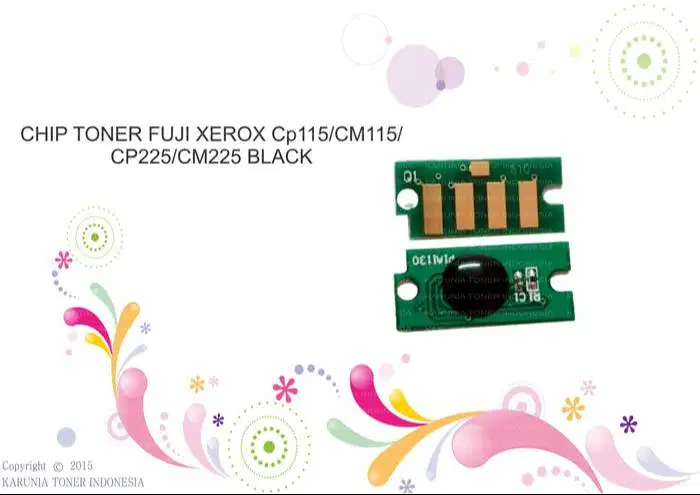 CHIP TONER FUJI XEROX Cp115/CM115/CP225/CM225 BLACK Murah