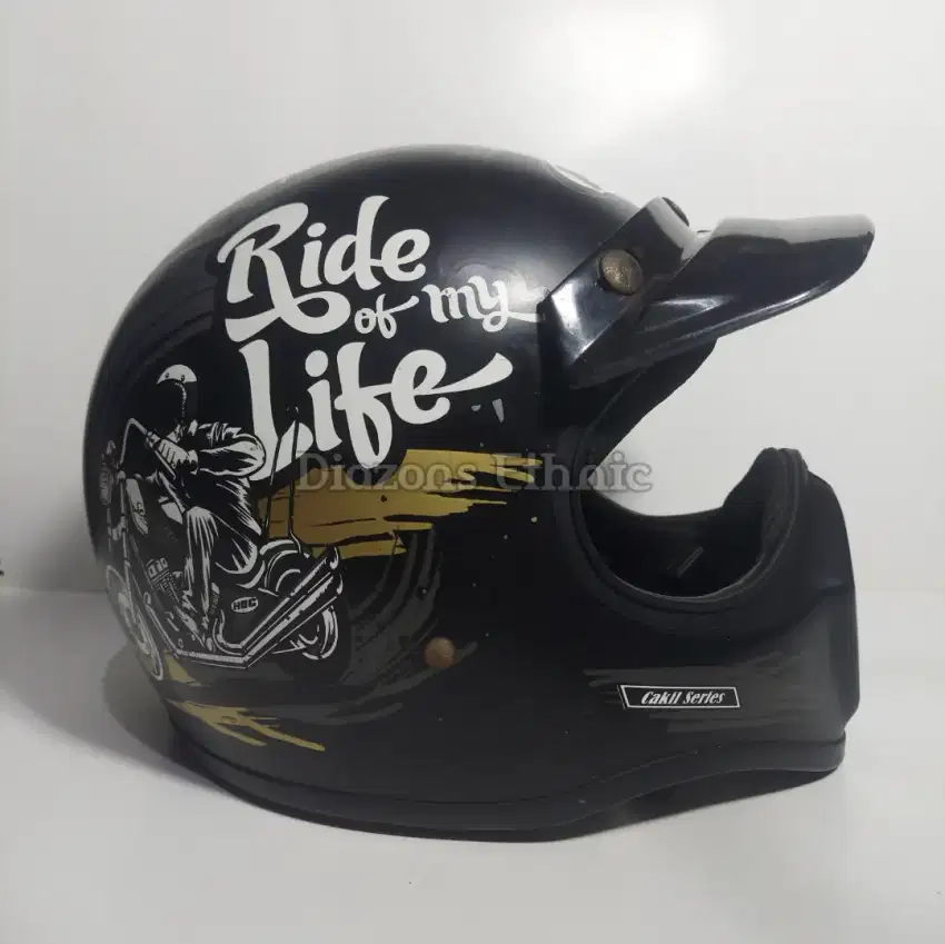 Helm HBC Cakil Series Ride of My Life dengan Pet helm