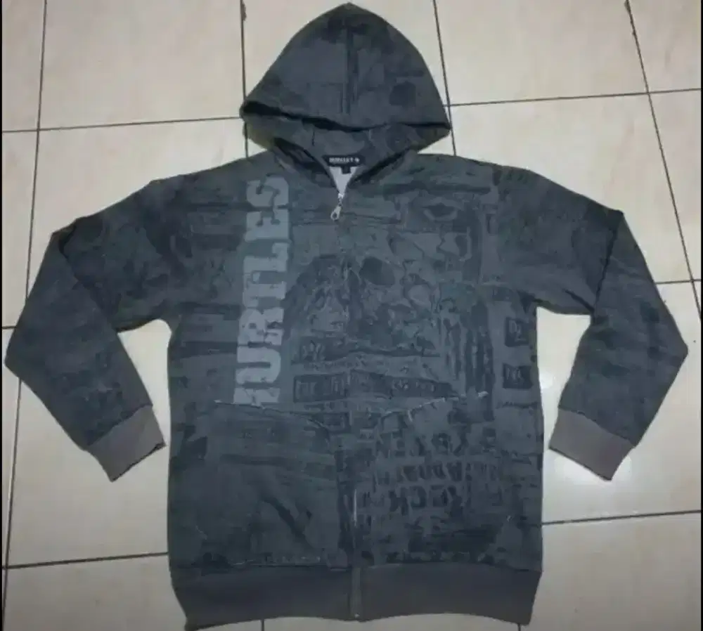 Sweater zipper full print abu