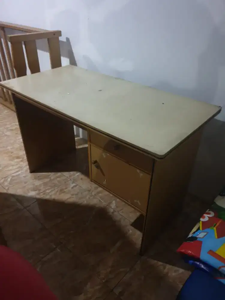 Meja kerja/ belajar/ tulis kayu resepsionis kantor kantor laci admin
