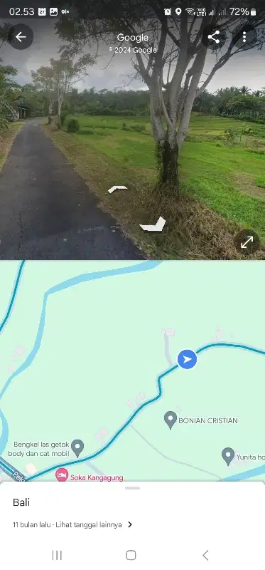 tanah murah butuh uang di tabanan bali dekat pantai soka luas 242