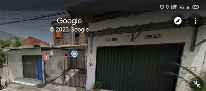 Rumah strategis dengan 2 ruang usaha di jalan brotojoyo tanah mas