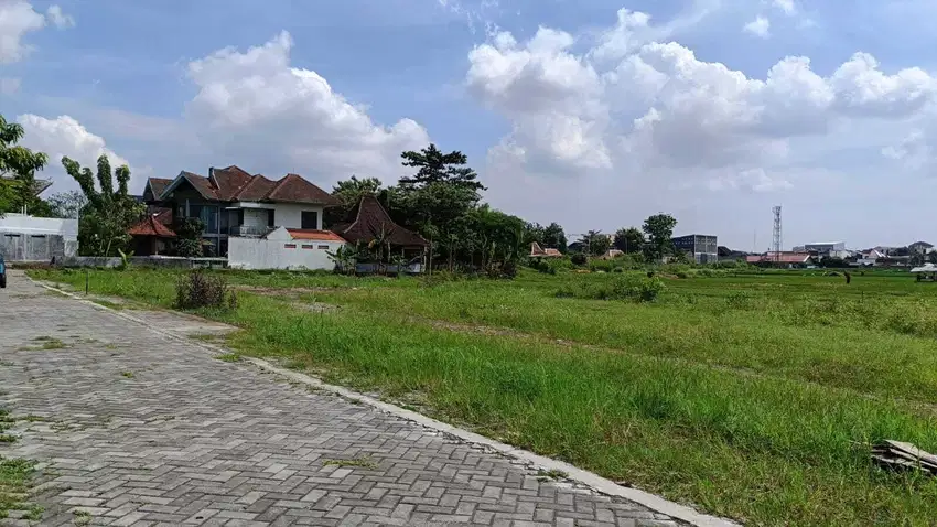 TANAH JOGJA DIJUAL, SHM Pekarangan Siap Bangun, View Sawah