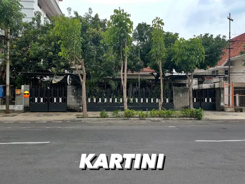 Jalan Kartini jual rumah strategis buat usaha di pusat kota