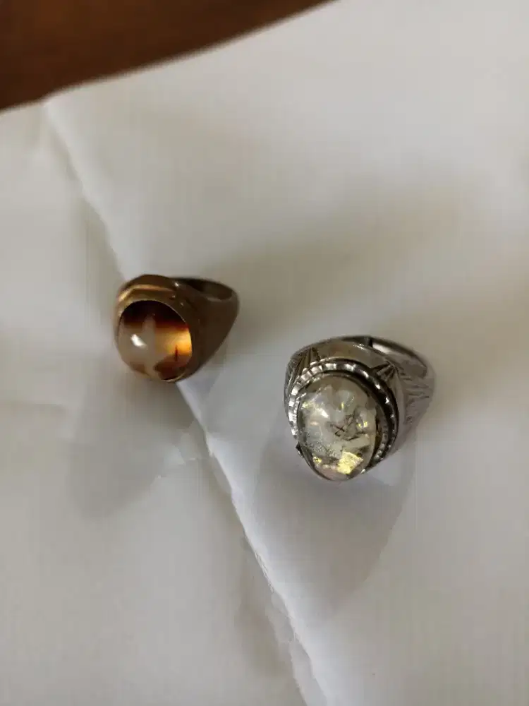 2 cincin batu akik