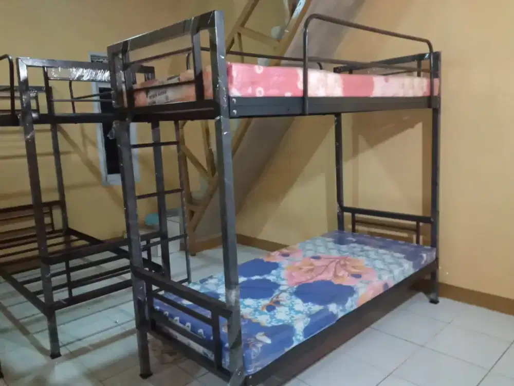 Ranjang Susun Minimalis Besi Murah Cod
