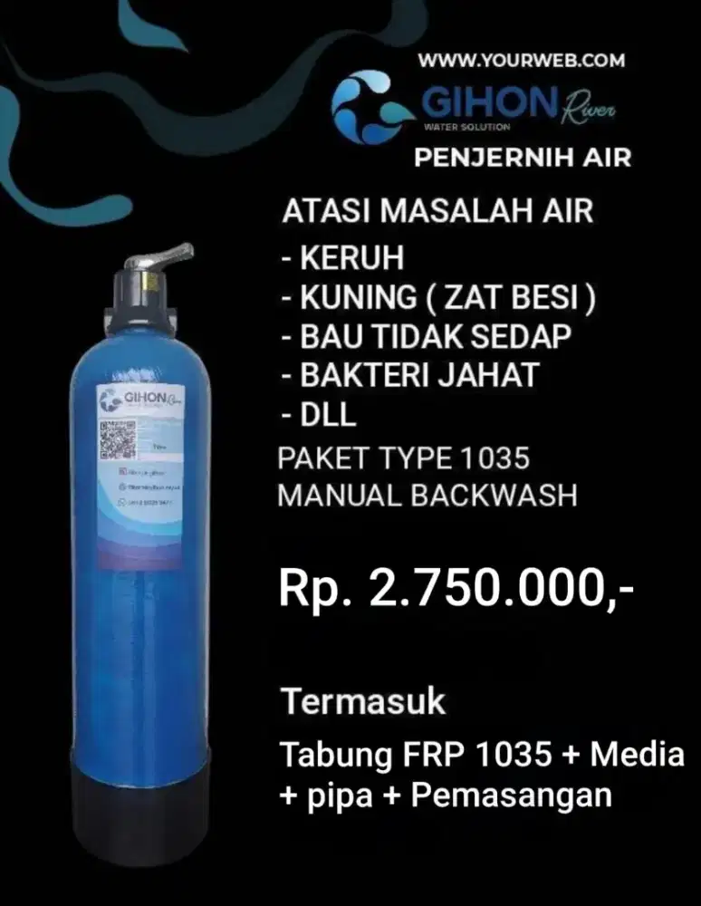 PENJERNIH AIR SARINGAN AIR BERSIH