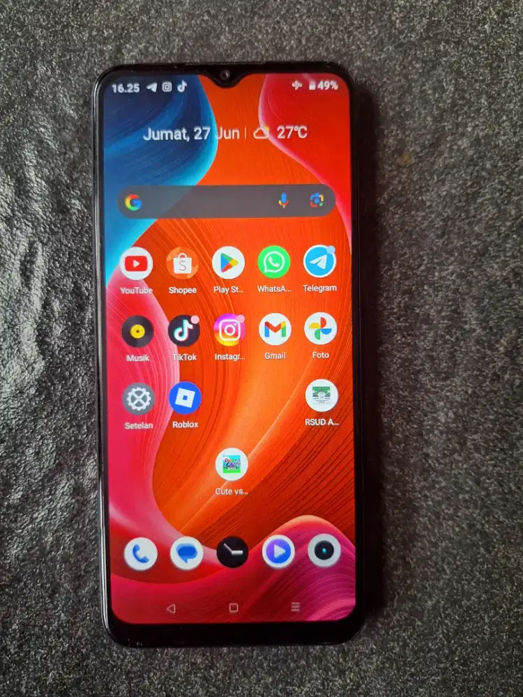 Jual hp Merk Realme C12-Y dengan Ram 4 GB