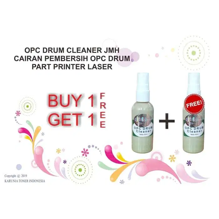 JMH OPC DRUM CLEANER ( CAIRAN PEMBERSIH ) FOR PRINTER LASER BUY 1GET1