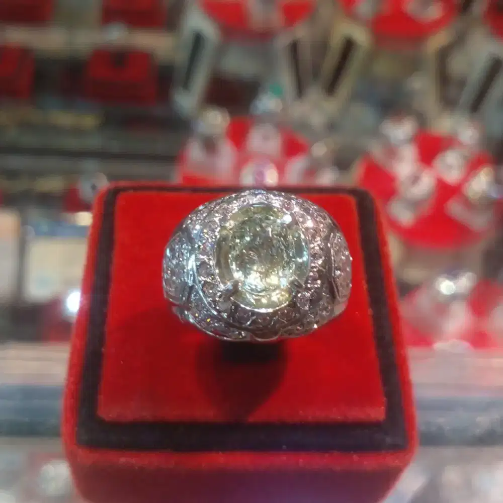 Natural green tourmaline