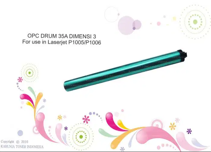 OPC DRUM 35A DIMENSI 3 For use in Laserjet P1005/P1006 Murah TOSCA
