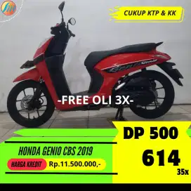 HONDA GENIO CBS 2019 KREDIT DP 400RIBU ANGSURAN SANGAT RENDAH KTP KK
