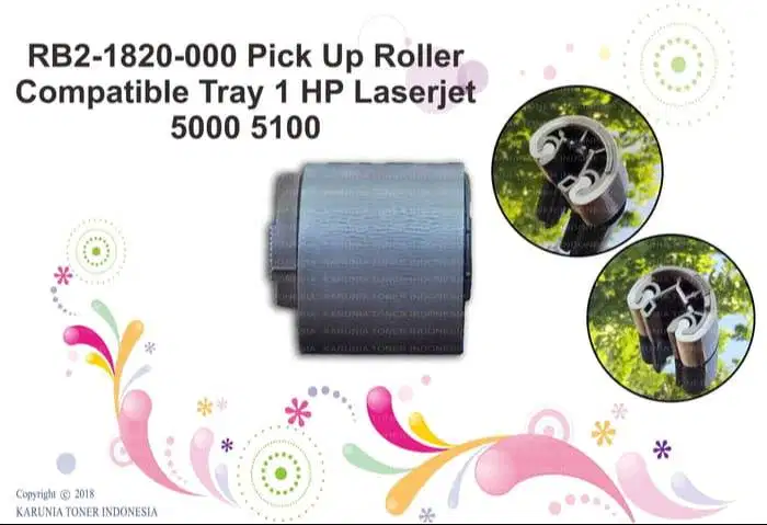 RB2-1820-000 Pick Up Roller Compatible Tray 1 HP Laserjet 5000 5100