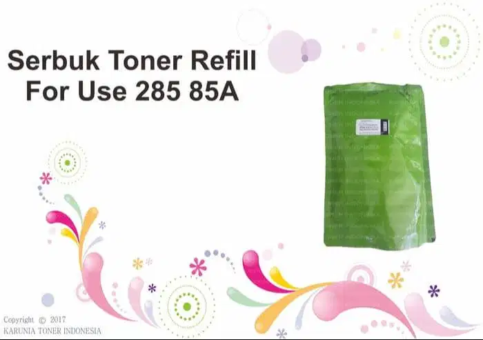 Serbuk Toner Refill For Use 285 85A 80 GRAM