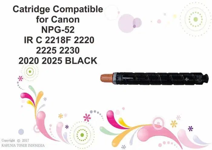 Catridge compatible for Canon NPG-52 NPG52 IR C 2230 2020,2025 BLACK
