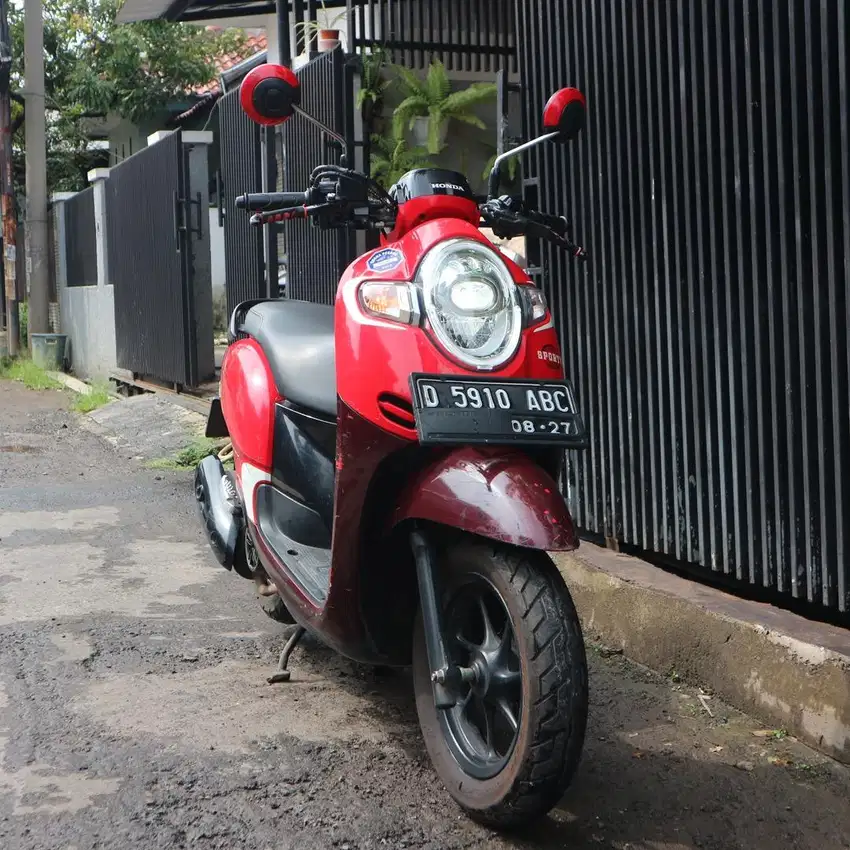 Honda Scoopy ESP Sporty Red 2017 akhir