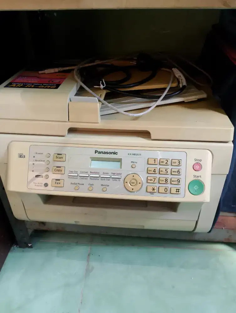 Mesin print dan foto copy panasonic