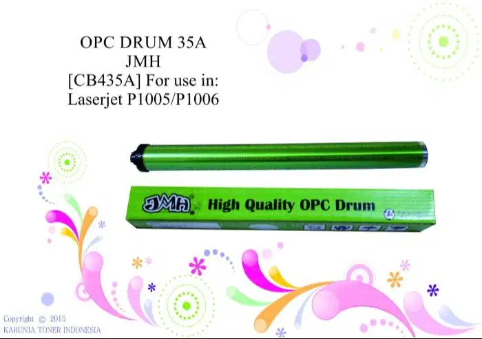 OPC DRUM 35A JMH For use in Laserjet P1005/P1006 Berkualitas GREEN