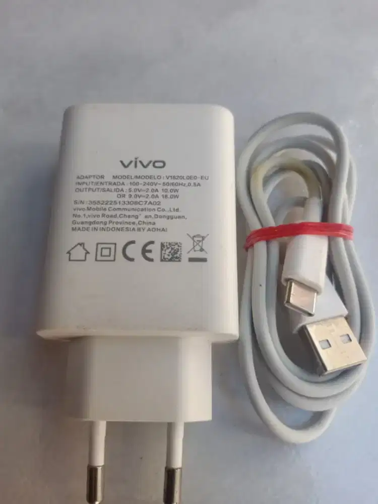 CHARGER ASLI ORI BAWAAN VIVO Y22, Y21, Y21T TIPE C