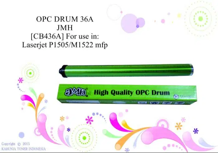 OPC DRUM 36A JMH For use in Laserjet P1505/M1522 mfp Berkualitas