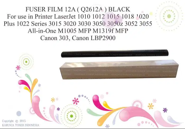 FUSER FILM 12A BLACK For use in Printer LaserJet 1010 1 Berkualitas
