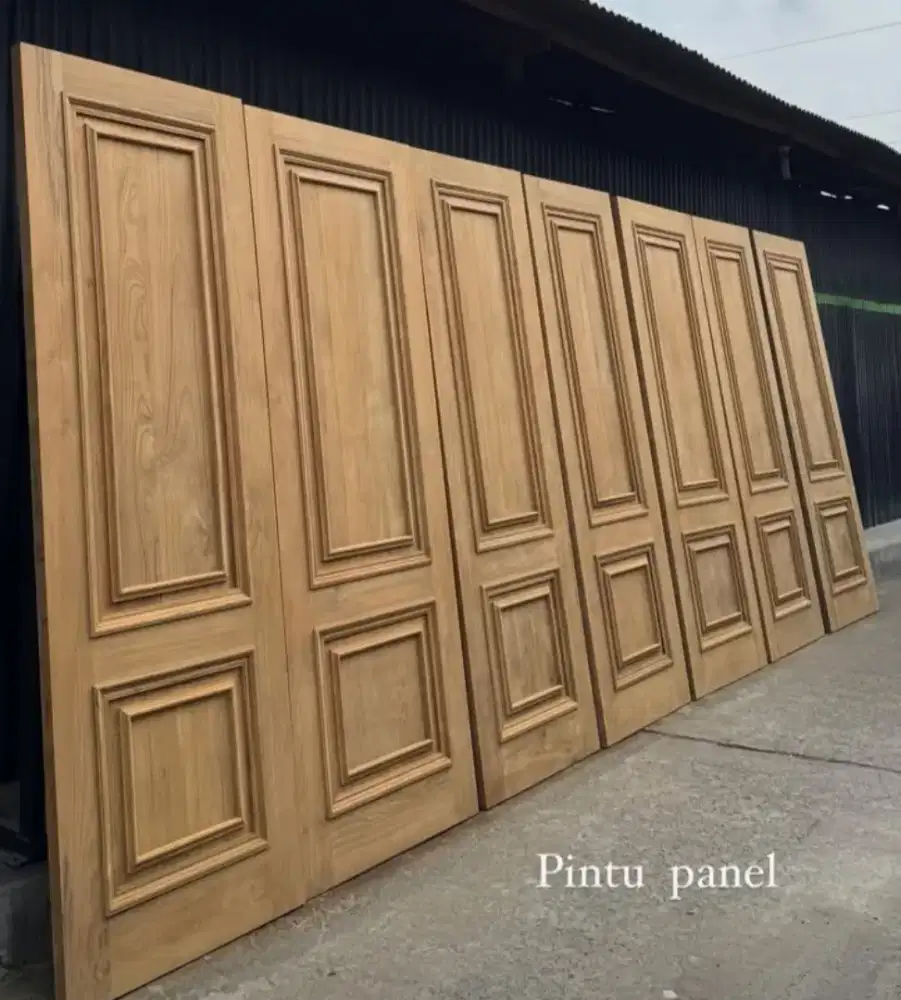 Pintu jati perhutani