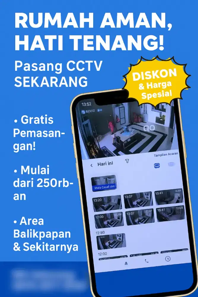 DISKON CCTV GRATIS PEMASANGAN