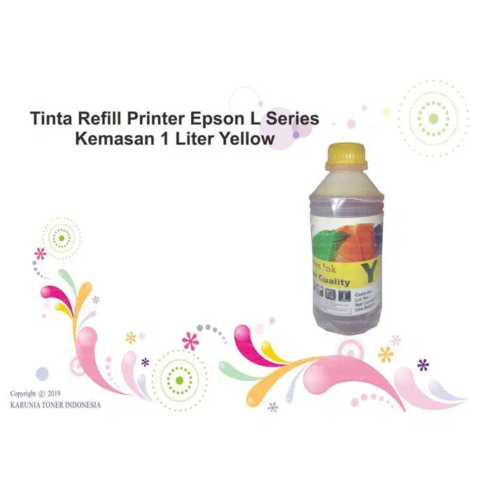 Tinta Dye PSeries Premium EPSON L220 L1110 LX310 L360 LSeries Yellow