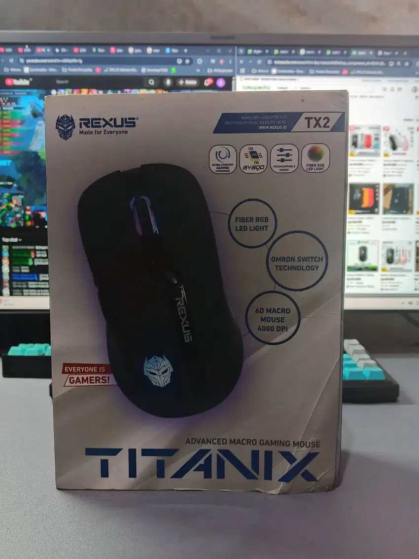 Mouse Gaming Rexus TX2 Macro Advanced Titanix TX-2, Kondisi Baru