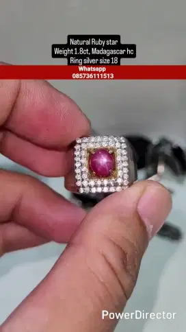 Permata Star Ruby Madagascar